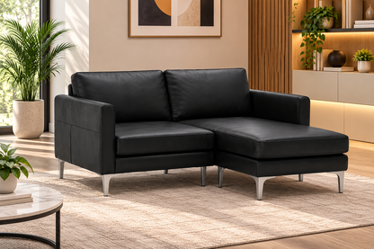 Modern L-Shaped Sofa with Chaise