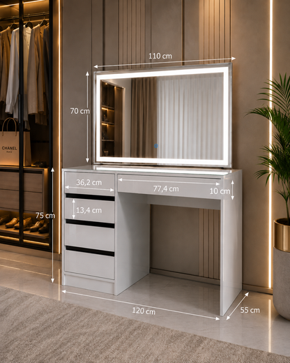 Vicco dressing table with light