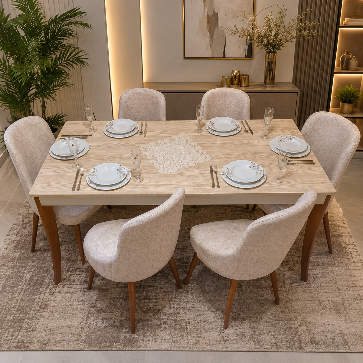 Modern Wooden Dining Table