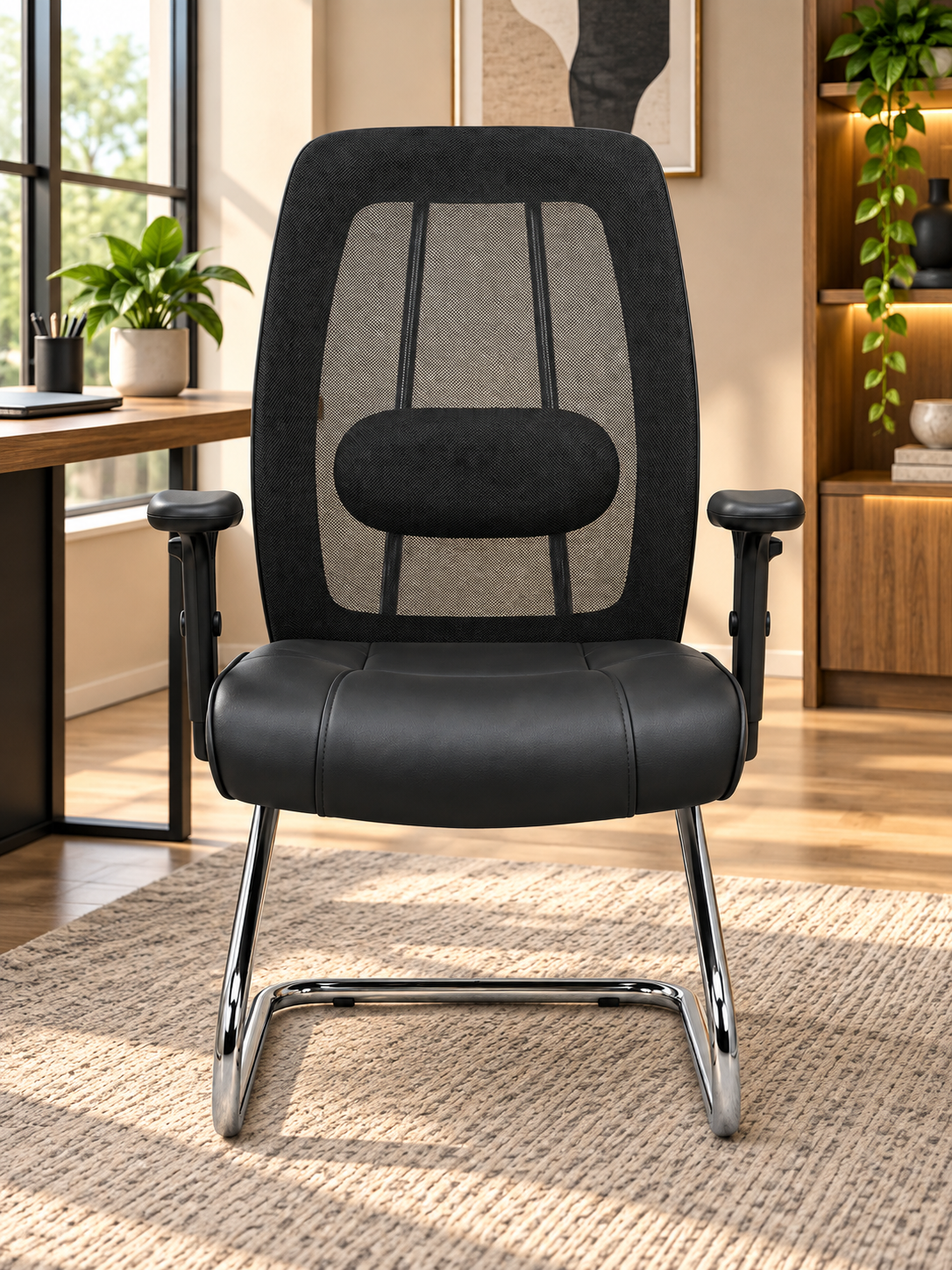 Modern Ergonomic Mesh Office Chair with Adjustable Armrests