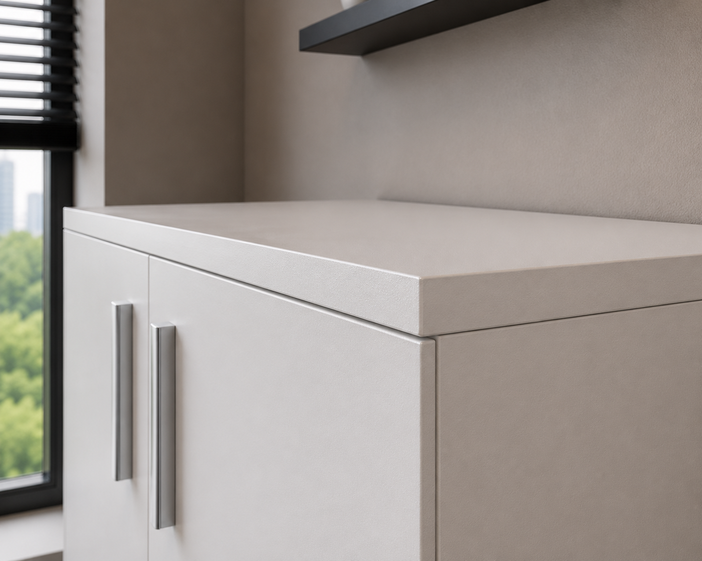 White Vela Bookshelf With 2 Doors | 3 Compartments | 115.5x60x30cm | Modern Side Cabinet | Bookcase | Wardrobe | Wooden Storage Unit | Shoe Storage