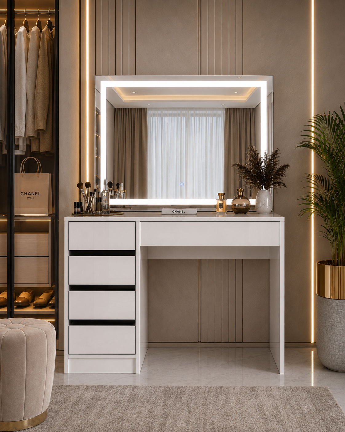 Vicco dressing table with light