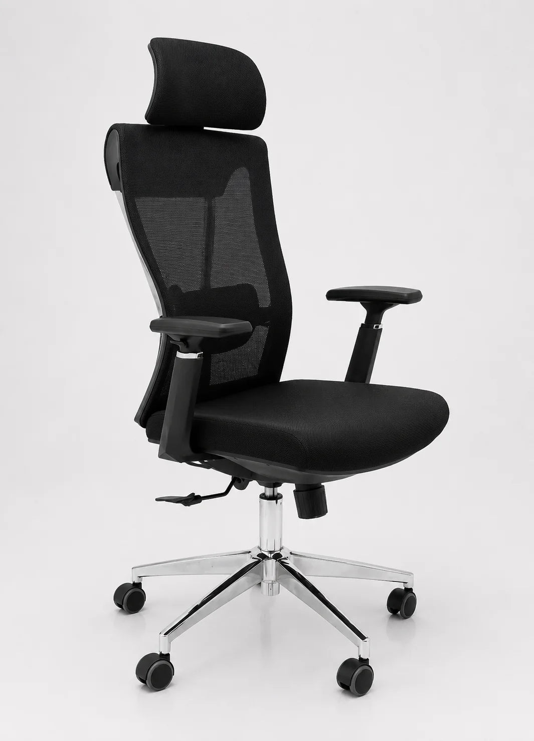 Modern Black High-Back Ergonomic Mesh Office Chair