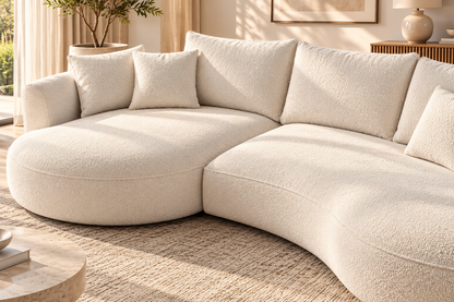 Modern Curved Sectional Sofa