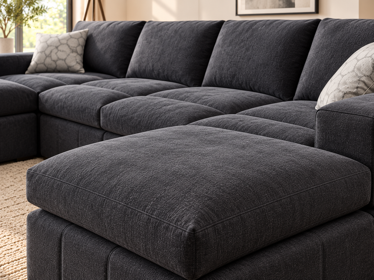 Modern U-Shaped Sectional Sofa with Dual Chaise