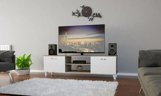 Ifurniture Multi TV Unit - White, 2725618461156