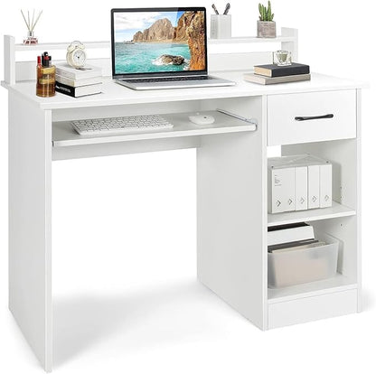 Wood Desk, White