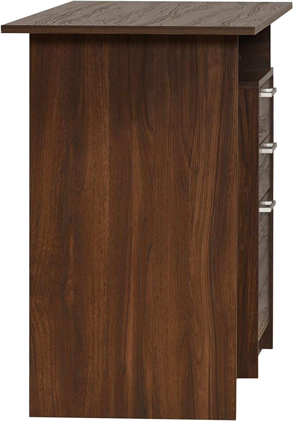 DeckUp Turrano Engineered Wood Study Table and Office Desk (Walnut, Matte Finish)