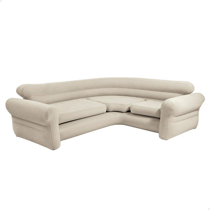 Intex | Corner Couch Sofa | Modern | L-Shape | 68575NP | ?257 * 203 * 76 cm | Ivory