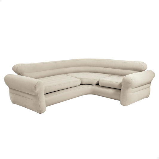 Intex | Corner Couch Sofa | Modern | L-Shape | 68575NP | ?257 * 203 * 76 cm | Ivory