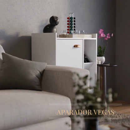 Gaio Marcas e Patentes Cafe Corner Sideboard Buffet Refinement Aurora - White