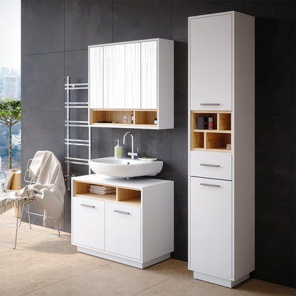 Vicco Beatrice Vanity Unit 80 cm White Sonoma