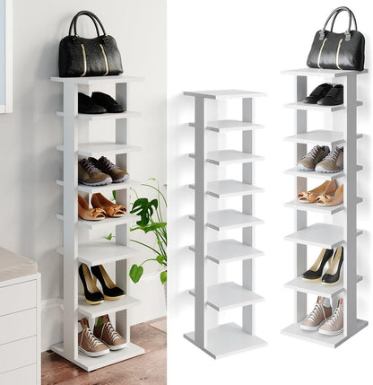 Vicco Sara Shoe Cabinet, White, 27 x 110 cm