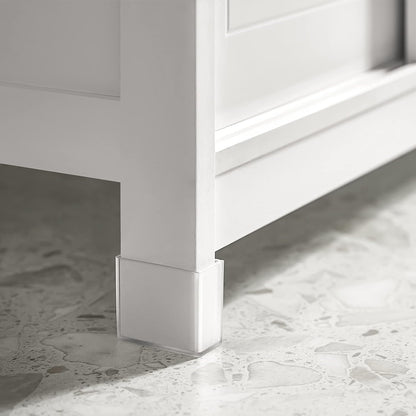SoBuy® FRG128-W Vanity Unit Bathroom Furniture with Foot Padding White