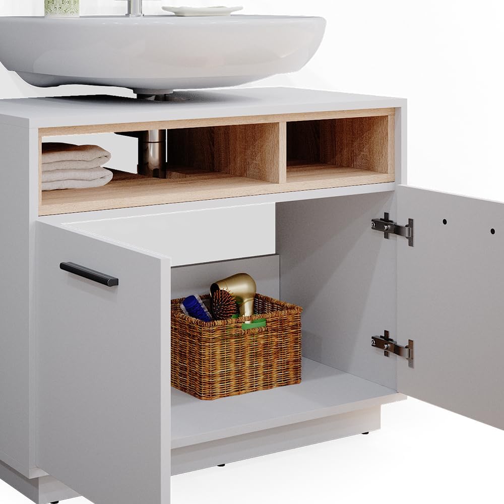 Vicco Beatrice Vanity Unit 80 cm White Sonoma