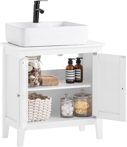 SoBuy FRG202-W Vanity Unit Bathroom Cabinet 60 x 62 x 30 cm White