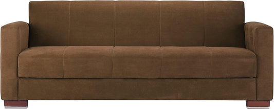 Aldora viola three seater sofa bed-brown