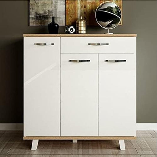 Ifurniture Shoe Organizer - White beige
