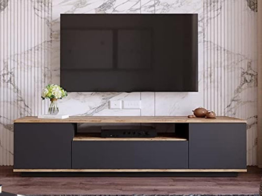 Ifurniture Multi TV Unit (Grey/Beige)