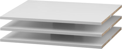 Furniture To Go | Verona Sliding Wardrobe 120cm in White with Oak Doors with 5 Shelves