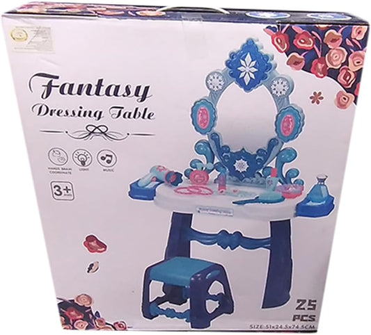 Fantasy Dressing Table Set for Little Girls - Multicolor