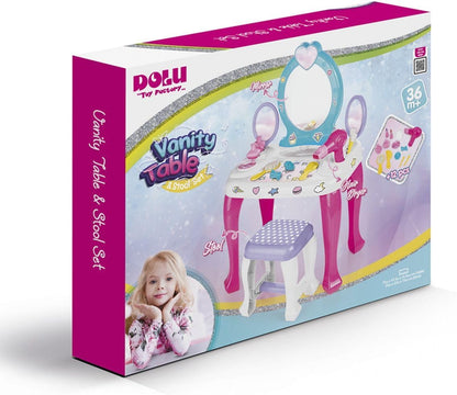 Dolu Unicorn Dressing Table and Stool Set 2568