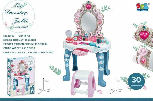 Sfl My Dressing Table With Accessories, 30 Pieces, Blue