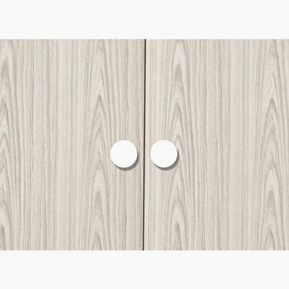 Home Box Vanilla 2-Door Wardrobe, Oak/White - W80 x D40 x H180 cm