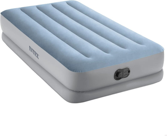 Intex | Twin Dura-Beam Comfort Air Bed with Fastfill USB Pump| 64157 | Multi-coloured