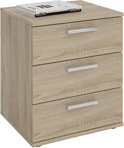Nightstand with 3 Drawers for Box Spring Bed