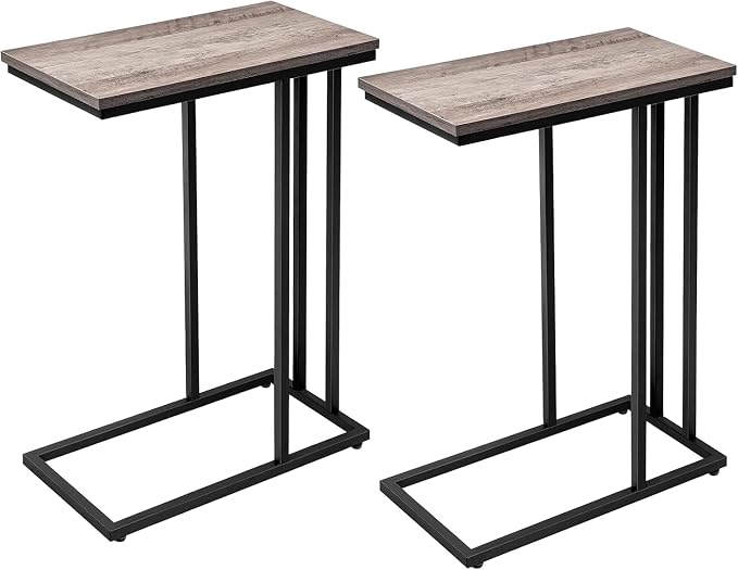 Modern C-Shaped Side Tables
