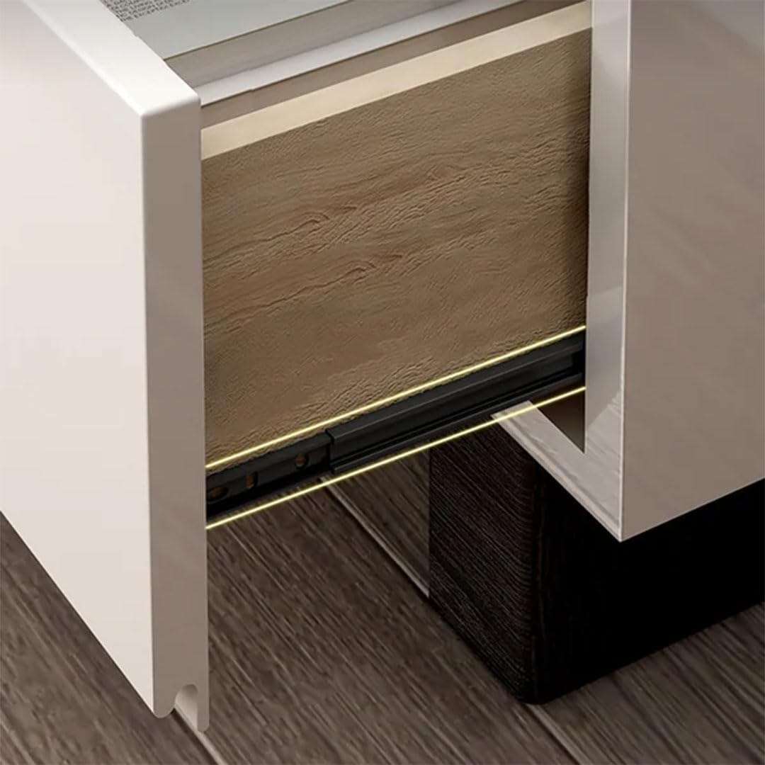 Almaz House Modern TV Unit 255cm Black & White
