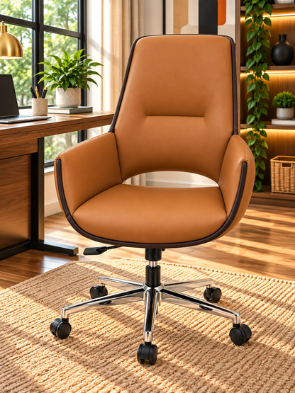 Modern High-Back Padded Work Chair