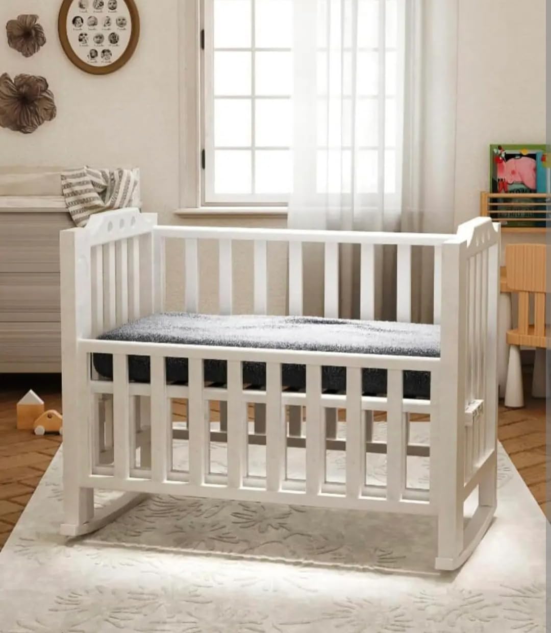 Wooden Baby Bed Levels
