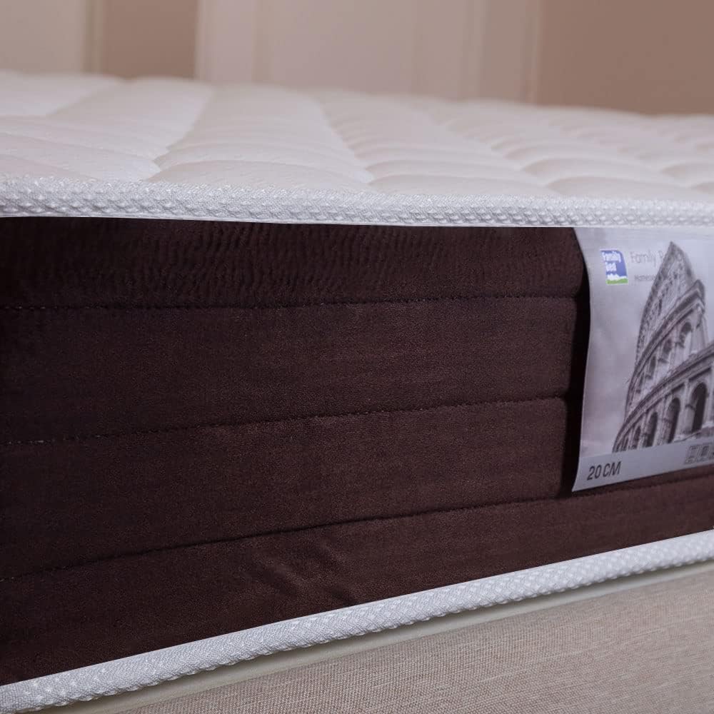Pocket Spring Mattress Roma height 20 cm size 195 × 195 cm By Family Bed