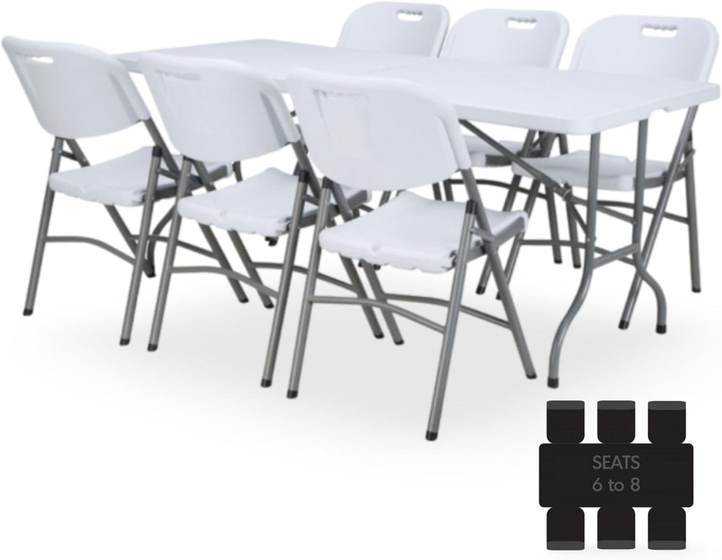 SunBoat Portable Folding Briefcase Table [Outdoor - Indoor] 183cm