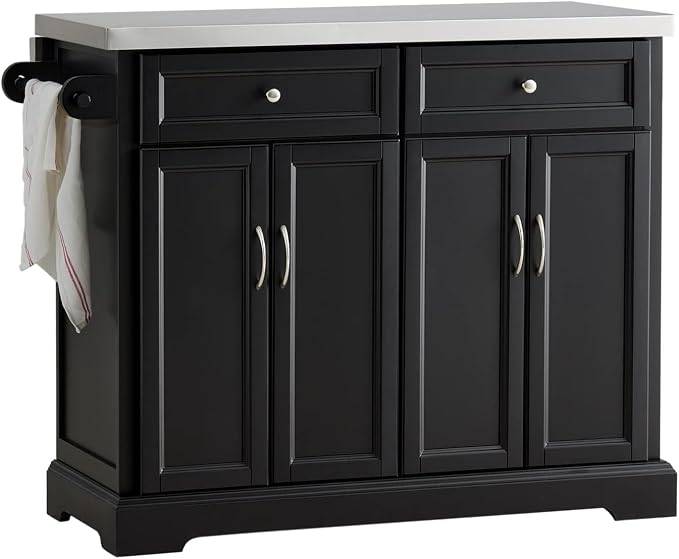 Extendable Kitchen Storage Trolley Kitchen Cabinet Cupboard Sideboard Kitchen Island