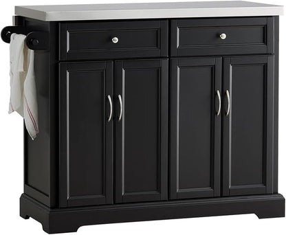 Extendable Kitchen Storage Trolley Kitchen Cabinet Cupboard Sideboard Kitchen Island