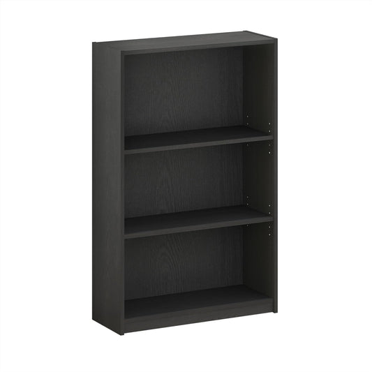 Furinno Luder Shelf Bookcase with 1 Door Storage Cabinet, White