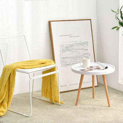 CHOUCHOU Durable Tables Desk Nightstand Coffee Side Sofa Tea Reading Writing Corner Office Leisure Living Room Kitchen (color : White),Colour:White (Color : White)