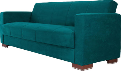 Aldora viola three seater sofa bed-turcoaz