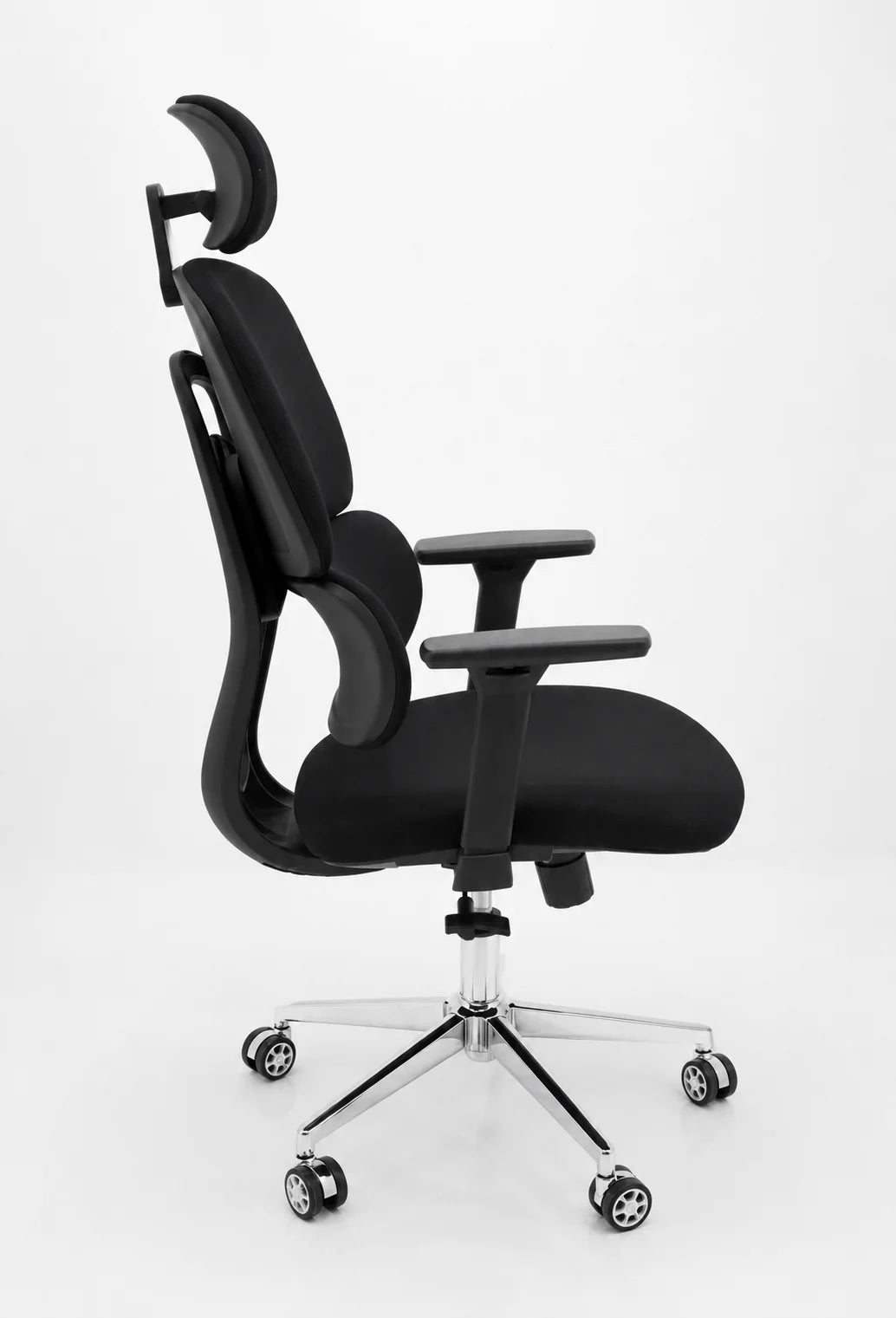 Modern High-Back Padded Office Chair with Adjustable Headrest