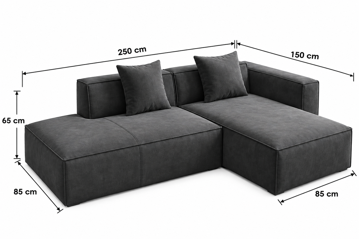 Modern L-Shaped Sectional Sofa
