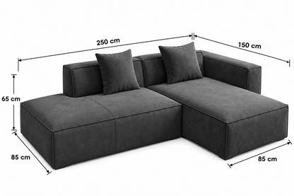 Modern L-Shaped Sectional Sofa