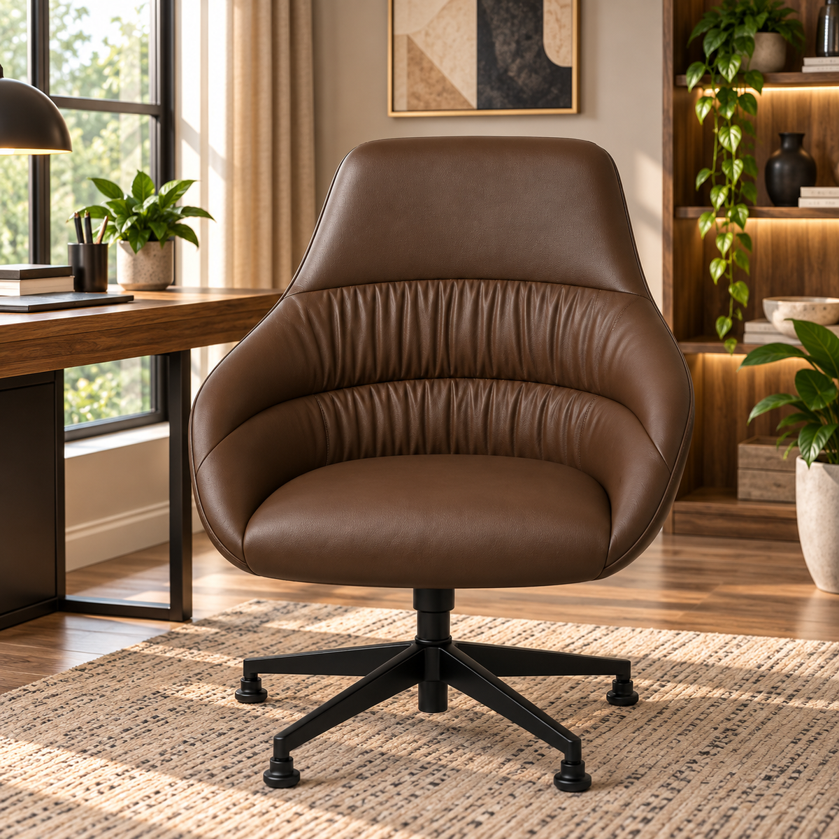 Modern Tufted Swivel Lounge Chair