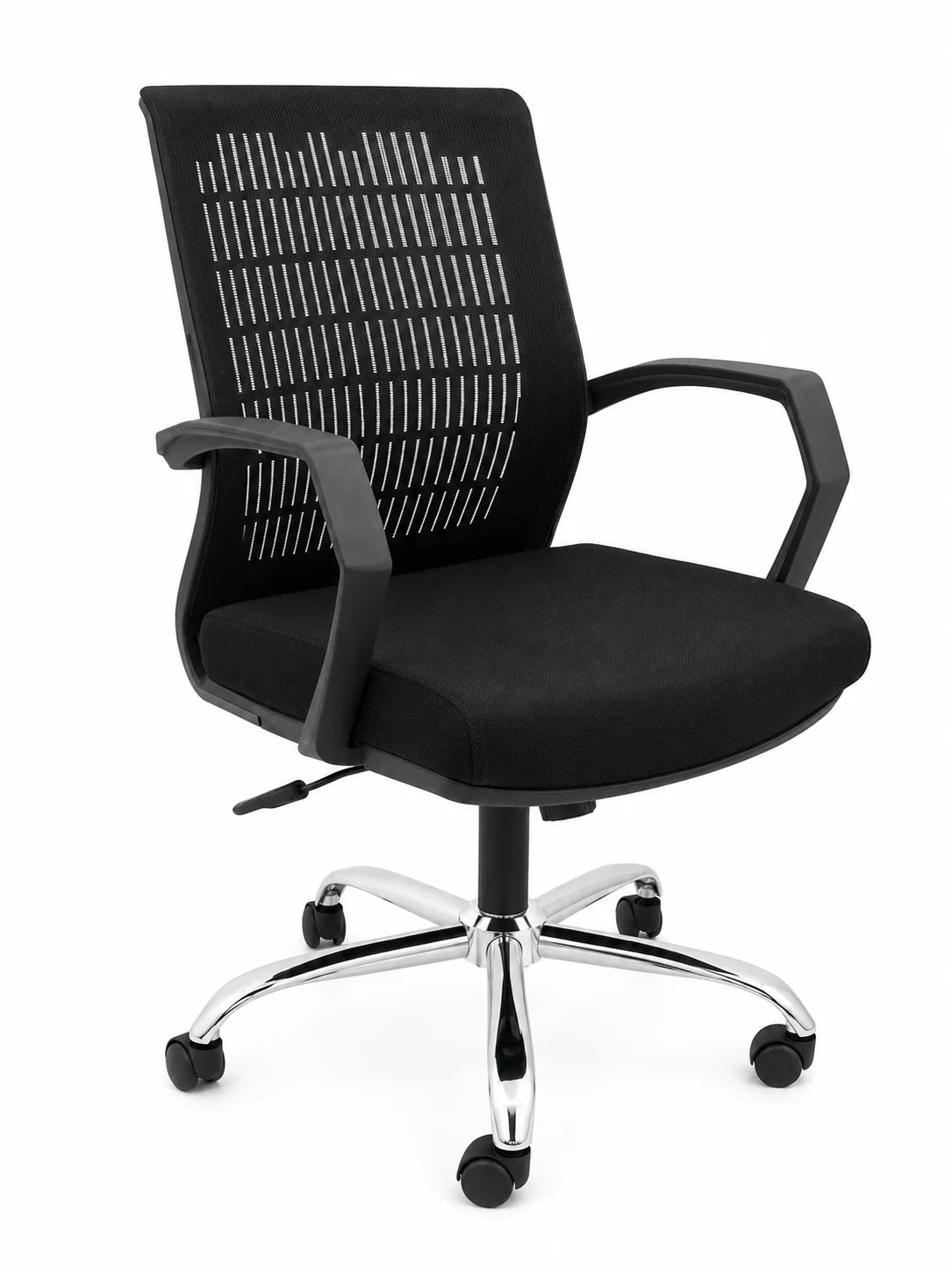 Professional Black Mesh Task Chair with Adjustable Height