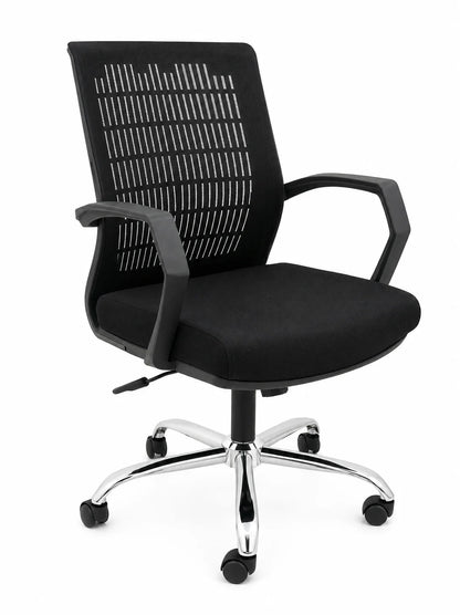 Professional Black Mesh Task Chair with Adjustable Height