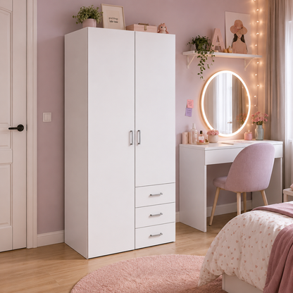 Wardrobe with 2 Doors