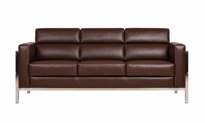 Modern 3-Seater Sofa with Cushioned Backrest