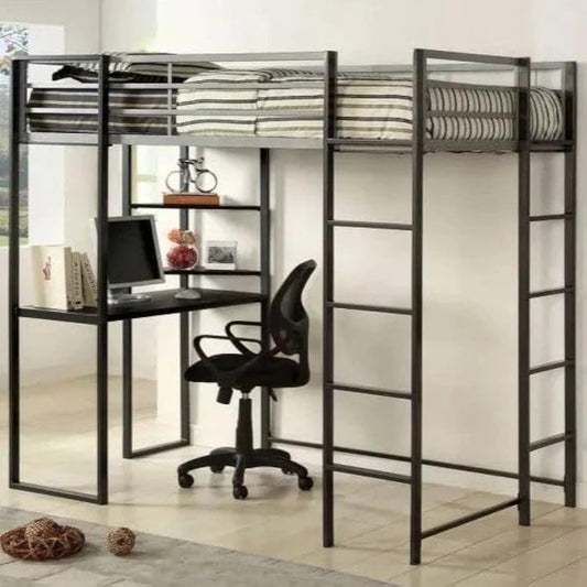 Manzzeli NASSUE 2 LEVELS BED WITH DISK-K07, 31D x 36H x 55W
